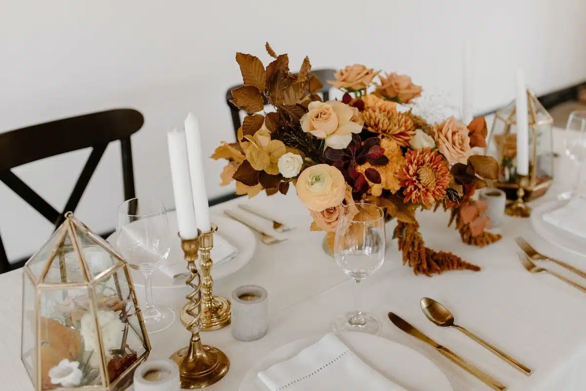 table décorée