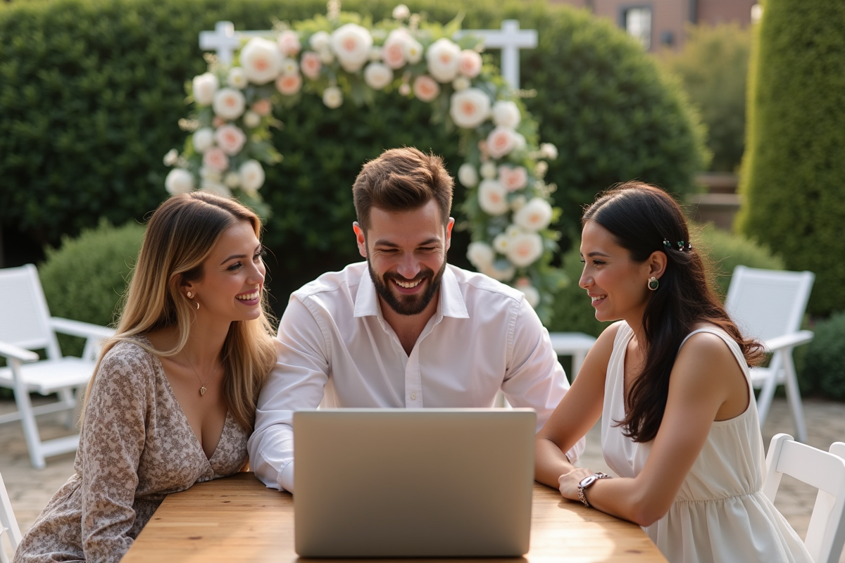 Amis discutant autour d