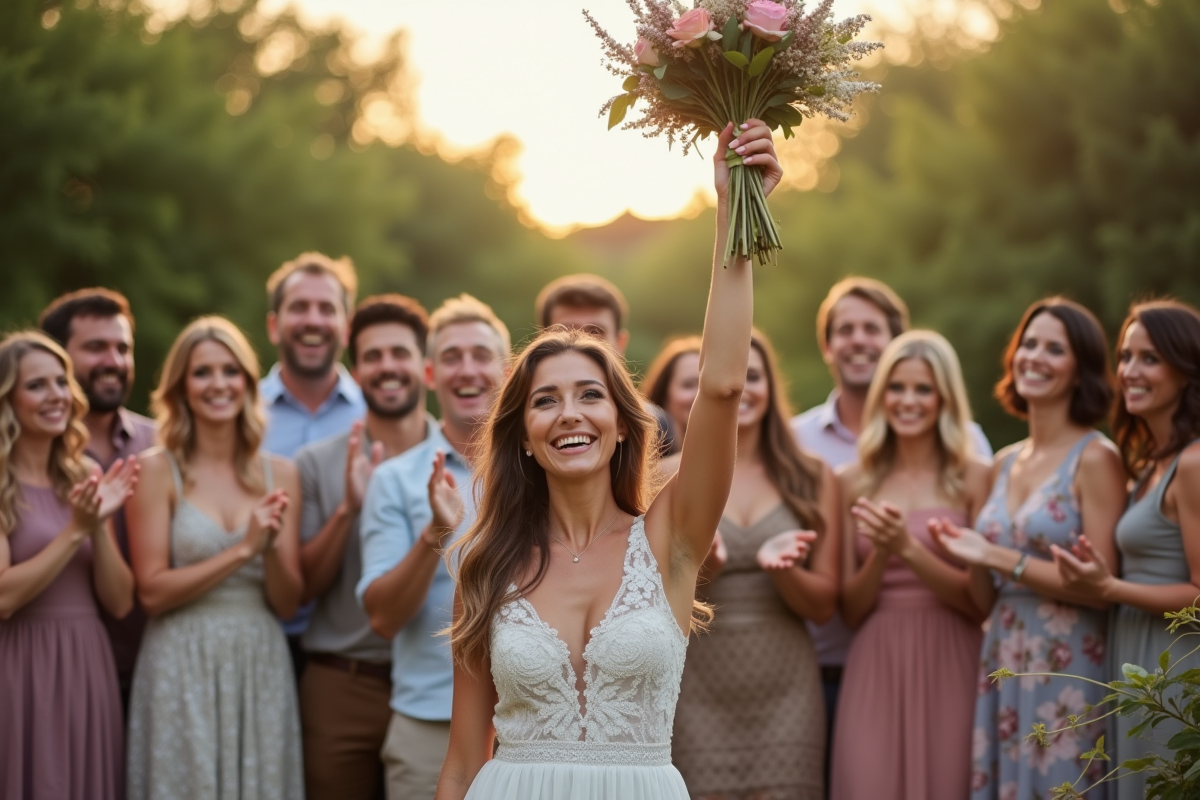 fiançailles bouquet