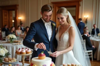 buffet de desserts variés pour un mariage élégant